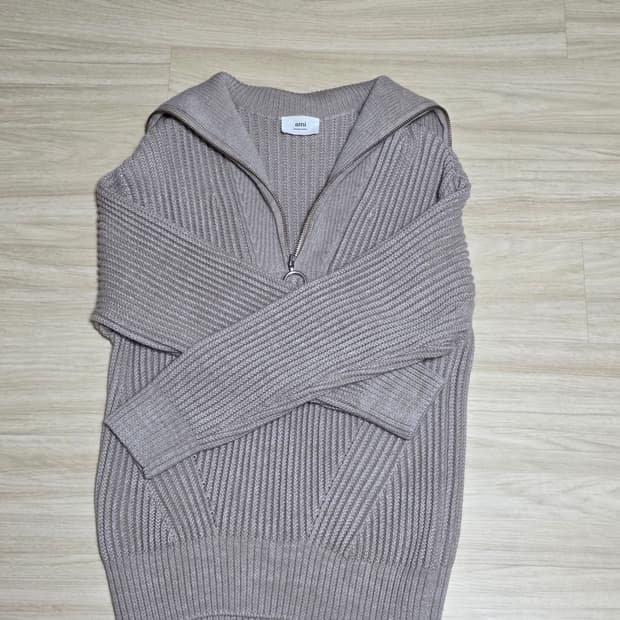 아미 니트 집업