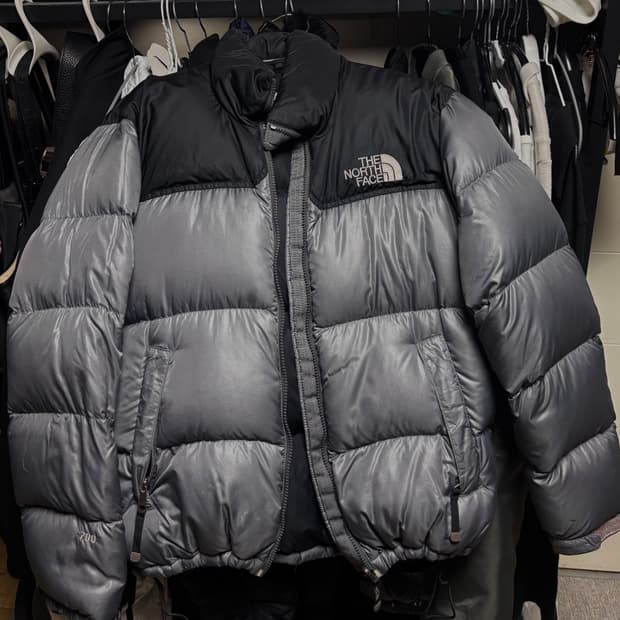 노스페이스 회검 눕시 90사이즈