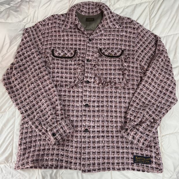 [4사이즈,XL] 캐피탈 트위드 셔츠
