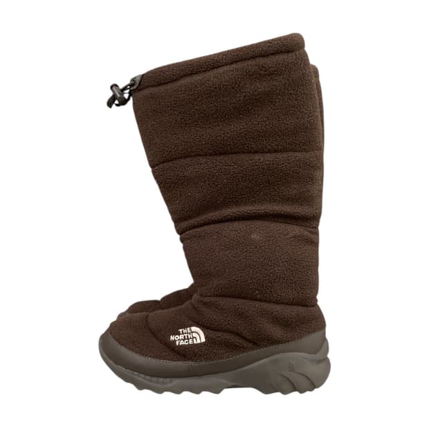 노스페이스 빈티지 플리스 롱 부츠 브라운 240