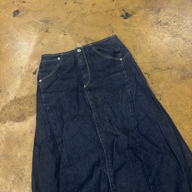 [정품/80] 리바이스 데님 롱 스커트 청치마 
