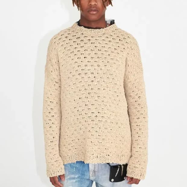 아워레가시 팝오버 라운드넥 니트 50