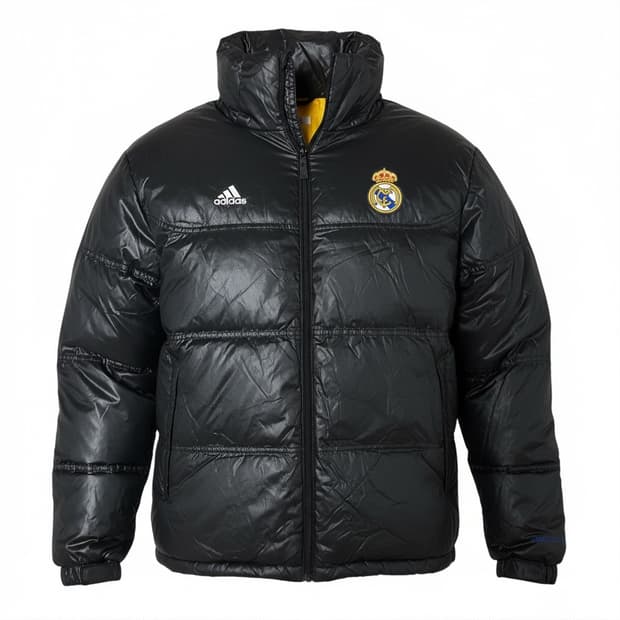 아디다스 레알마드리드 패딩 블랙