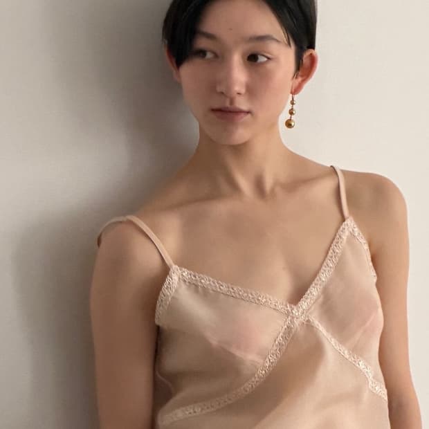 Ribbonbit 리본빛 saran blouse