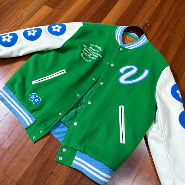 반디더핑크 바시티 자켓 레모네이드 자켓