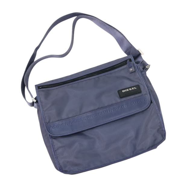 DIESEL 디젤 빈티지 포켓 로고 나일론 크로스 메신저 백
