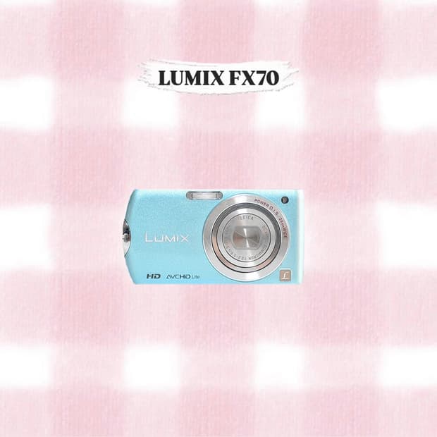 파나소닉 루믹스 FX70 스카이블루 빈티지디카