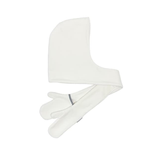 지초이 컴포트 24-006 플리스 후디드 글러브 스카프 아이보리