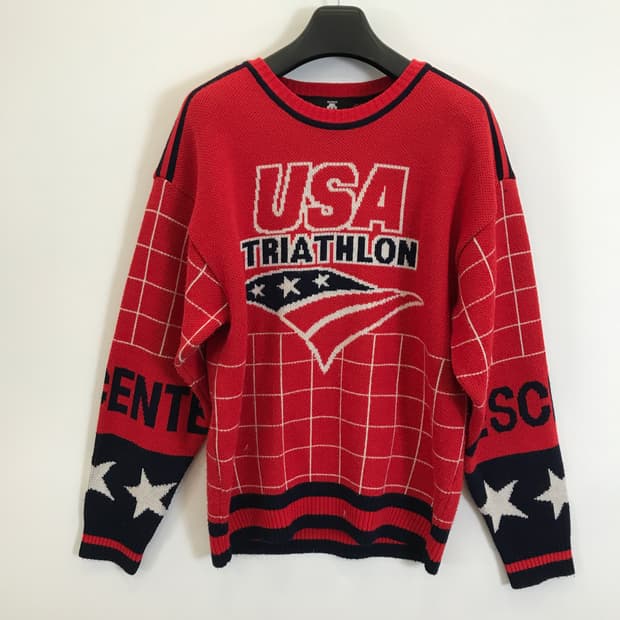 데상트 USA국대 트라이애슬론 니트 [M]