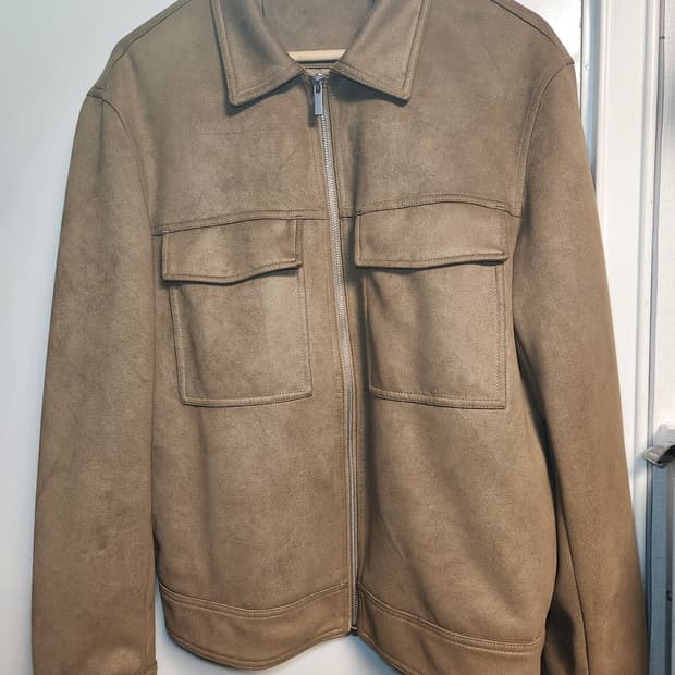 자라 스웨이드 트러커 자켓 L