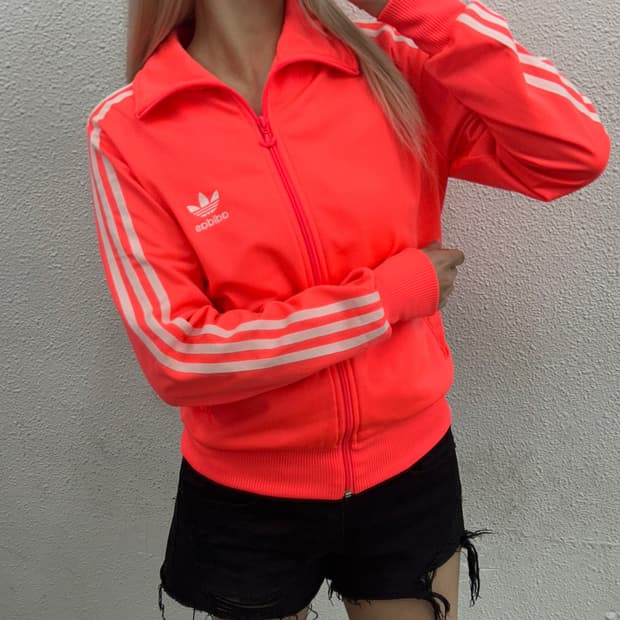 아디다스 파이어버드 화이트라인 네온 트랙탑 M