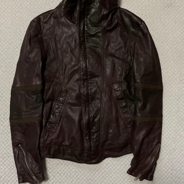 PULpFICTION 램스킨 베지터블 양가죽 자켓