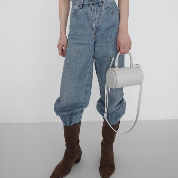 [TOUCH WEATHER] 터치웨더 그레이 미니 크로스백