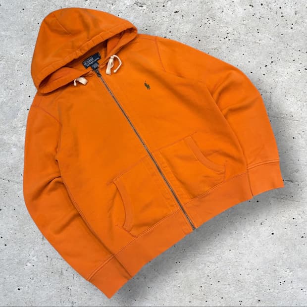 [M] 폴로 랄프로렌 오렌지색 당근 후드집업 C274