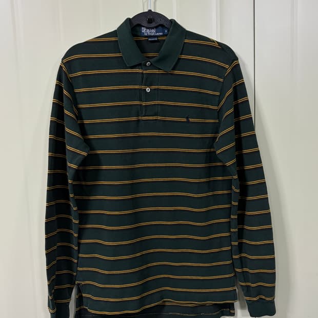 폴로 랄프로렌(Polo Ralph Lauren) 스트라이프 긴팔 카라티
