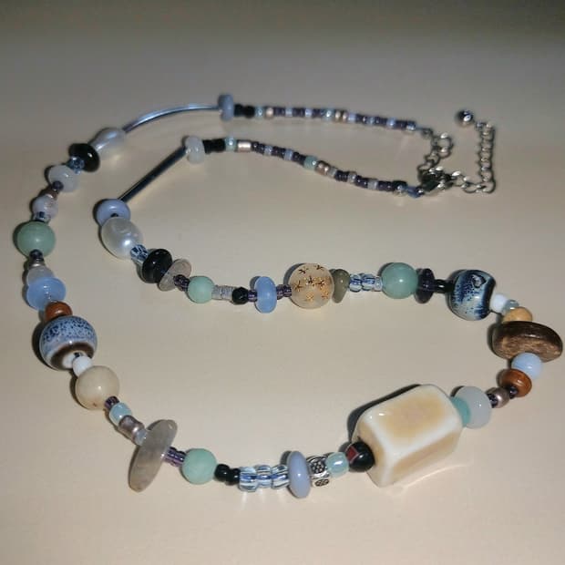 세라믹 비즈 목걸이