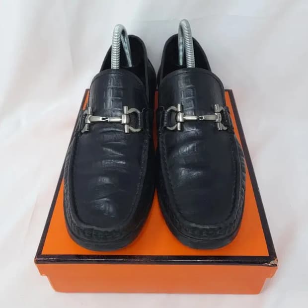 살바토레 페라가모 남성 로퍼 블랙 275~280mm