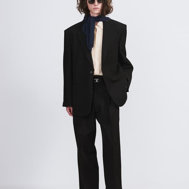 렉토 26SS 클래식 싱글 셋업 수트 블랙