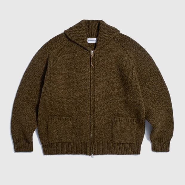 에스피오나지 코위찬 브라운 헤비 가디건 XL 새상품 판매