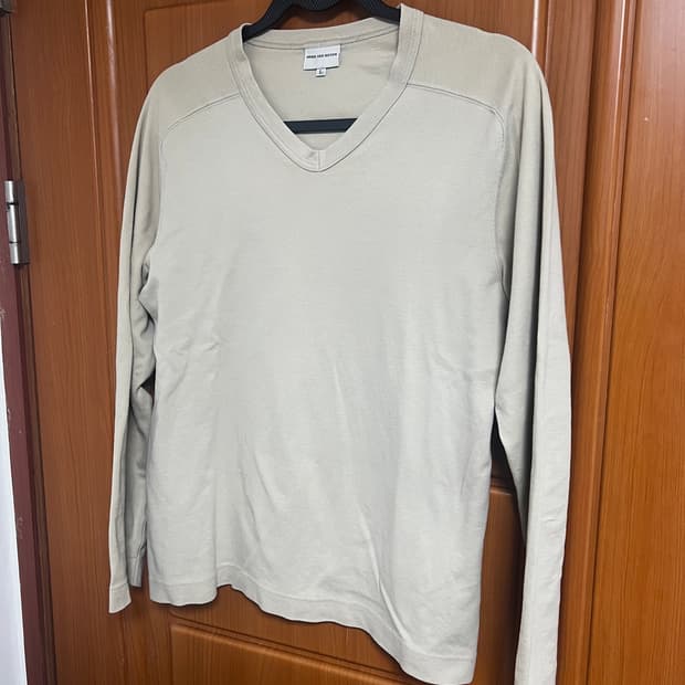 DRIES VAN NOTEN V-Neck Long-Sleeve T