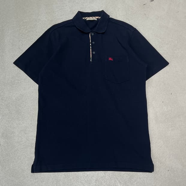 버버리 반팔카라티+명품감정서 s10655