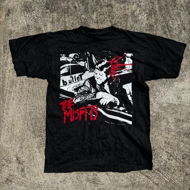 [M] 90s All sport The Misfits Bullet 티셔츠