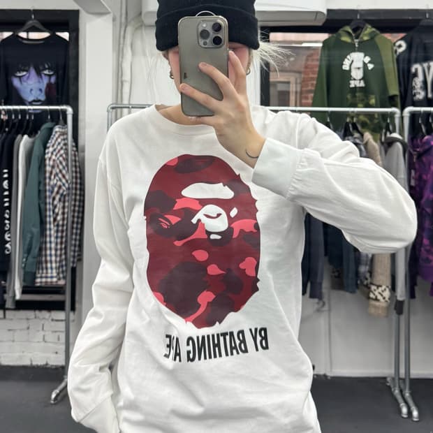 베이프 적계 빅사루 롱슬리브