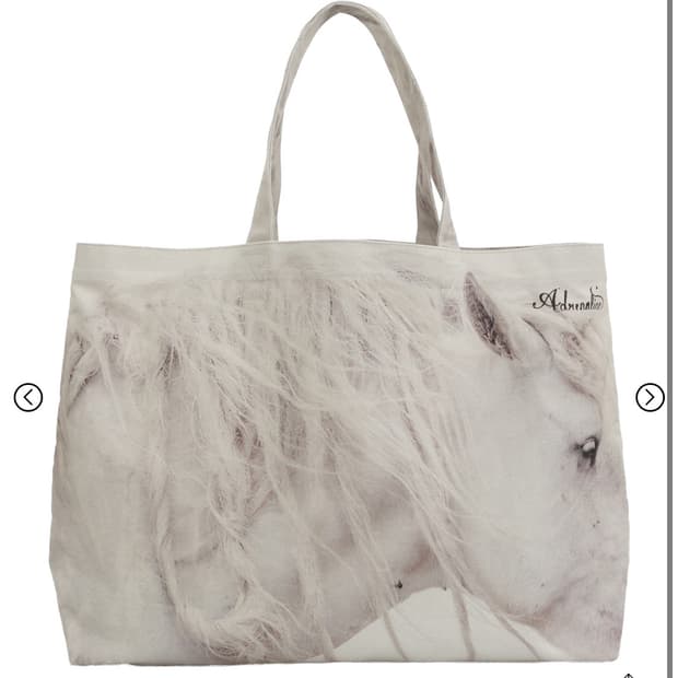 어니브 HORSE BOSTON BAG WHITE 보스턴백