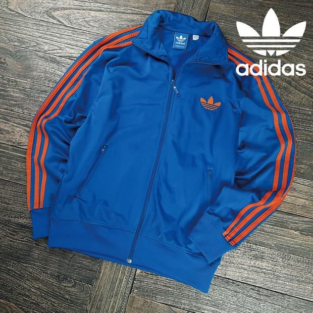 [아디다스] 파이어버드 져지 트랙탑 집업 자켓 스카이블루 M19881