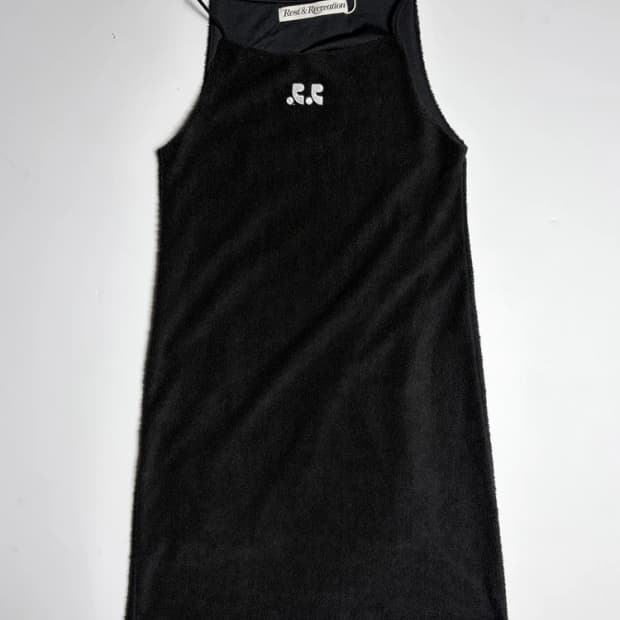 레스트앤레크레이션 RR로고 테리 미니 원피스 R1155