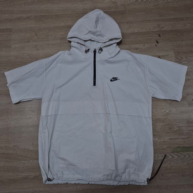 나이키 아노락 반집업 반팔 바람막이 자켓 XL(105)