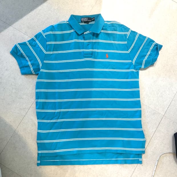 폴로 랄프로렌 카라티 스카이블루 스트라이프