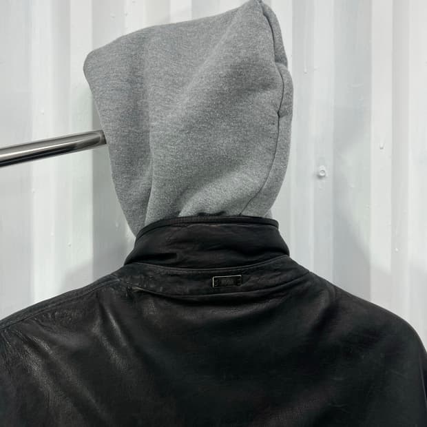 90s Hugo Boss lambskin multi-zip