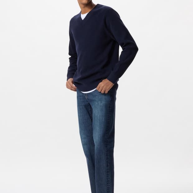 유니클로 레귤러 핏 진 청바지