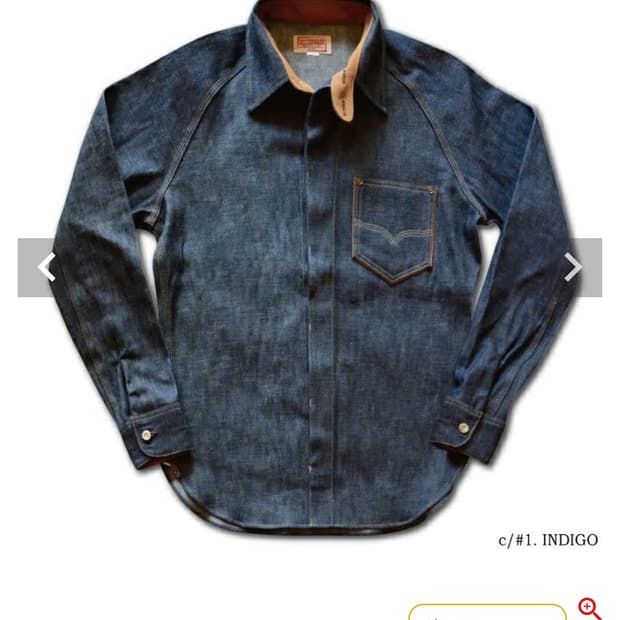 디럭스웨어 40s데님 자켓