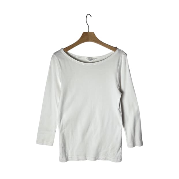 [Auralee] 오라리 x 예나 21SS 보트넥 티셔츠