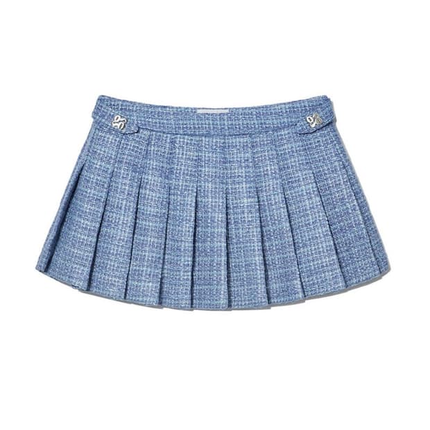 새상품 / 글로니 NELLE TWEED SKIRT(BLUE)