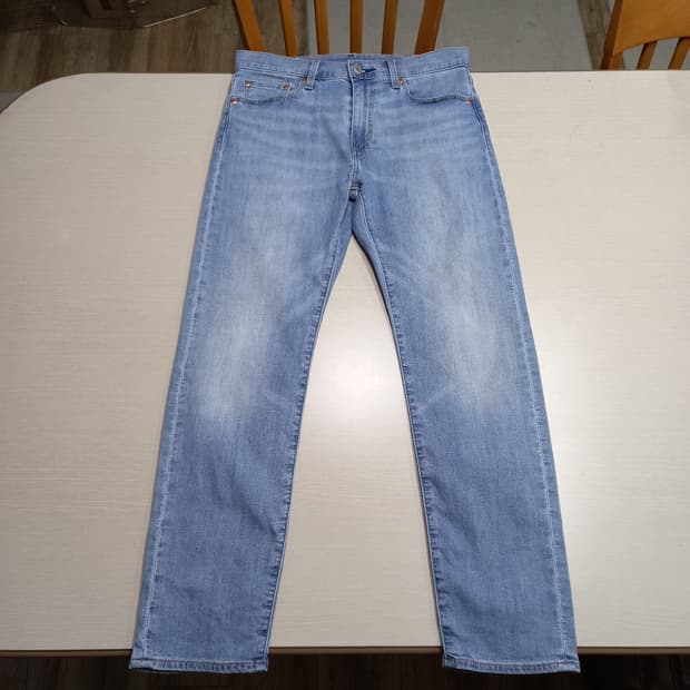 30 빅E 리바이스502 워싱 스판 슬림일자진 연청 30-148