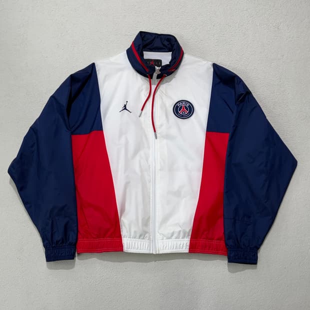 조던 파리생제르망 PSG 후드 바람막이 집업 자켓 L 100