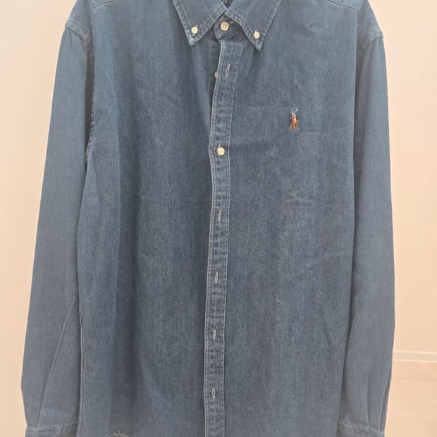 폴로 랄프로렌 데님셔츠 xxl