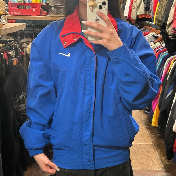 [HI] 나이키 바람막이 블루