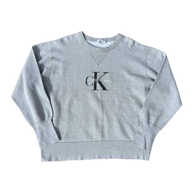 90s CK logo spell out sweatshirts