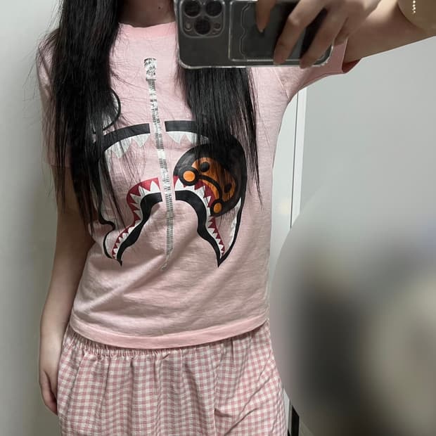 베이프 여성 반팔티 