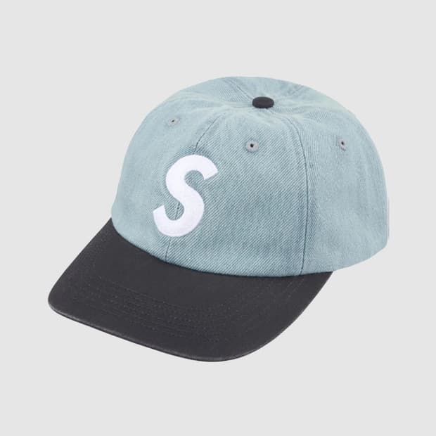 슈프림 피그먼트 코티드 투톤 S로고 6패널 데님 25FW