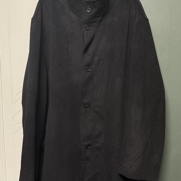 빈티지 울 하이넥 하프코트 아야즈 큐빈 오공이