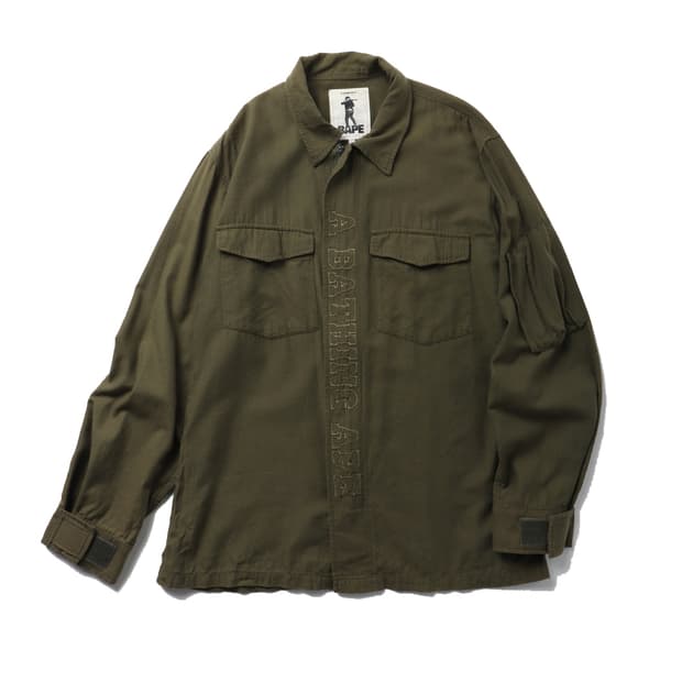 베이프 A BATHING APE Military Shirt Jacket