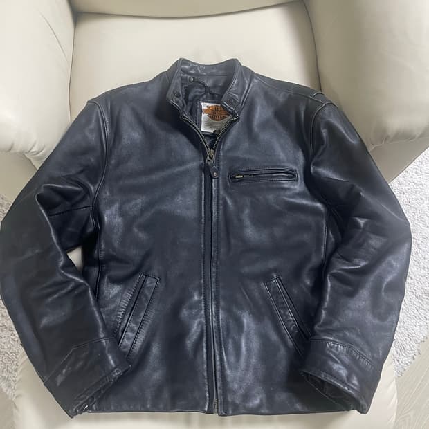 할리데이비슨의 카우하이드 싱글 라이더 레더자켓 