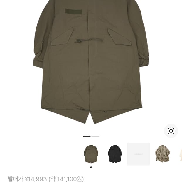 프릭스스토어 m65 피쉬테일 파카