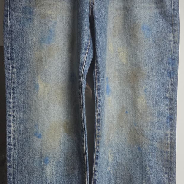 아트이프액츠 Painted Regular 데님팬츠 M