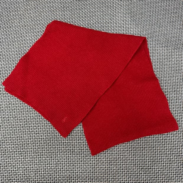 POLO 머플러 레드